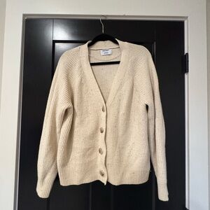 Old Navy Women's Beige Cardigan Sweater